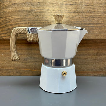 Grosche Milano Stone Stovetop Espresso Bundle In Fossil Grey