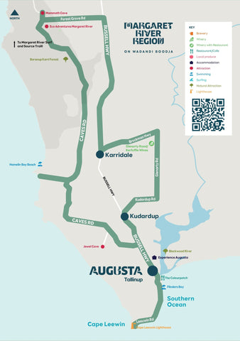 Margaret River Region Map