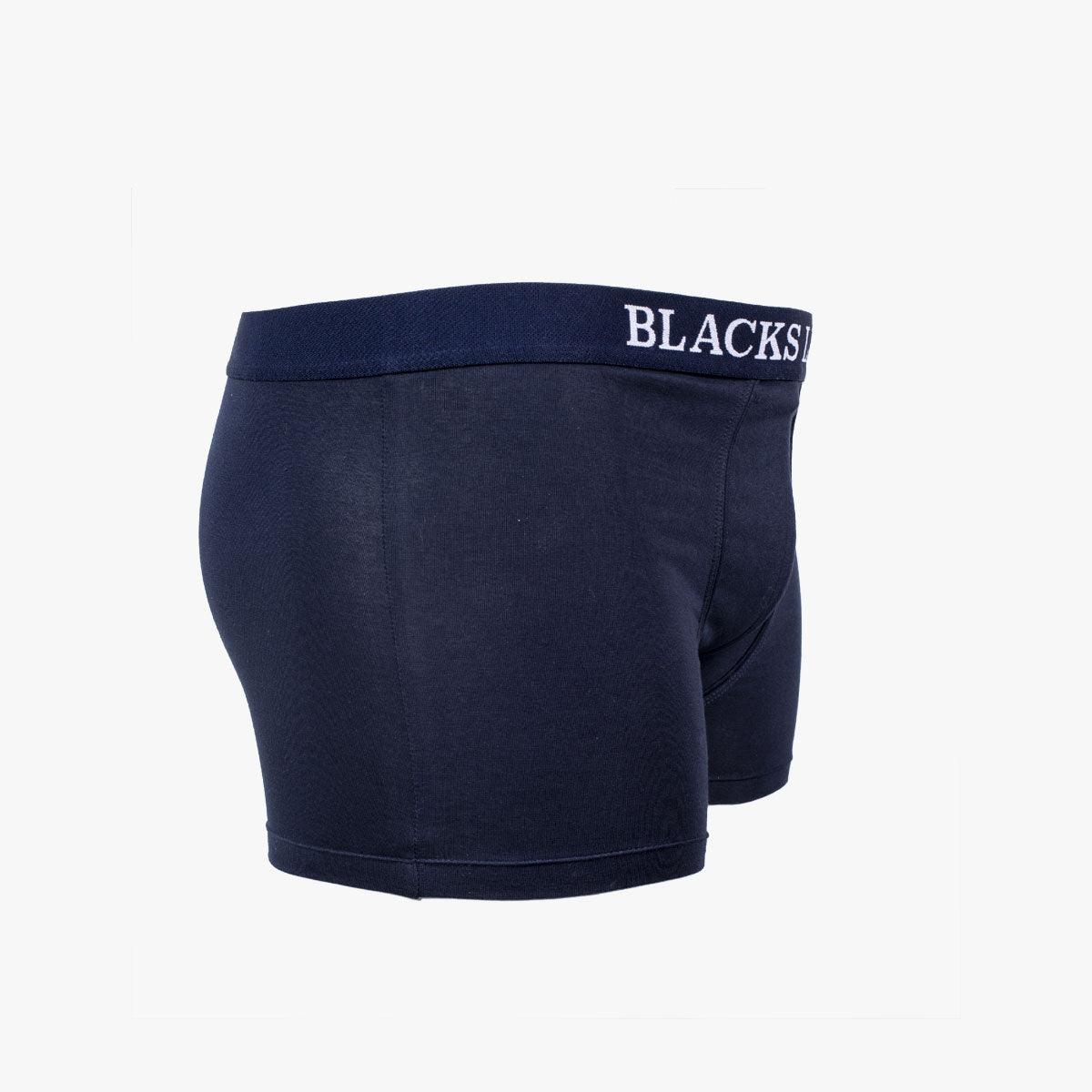 caleçon - boxer en coton - bleu marine