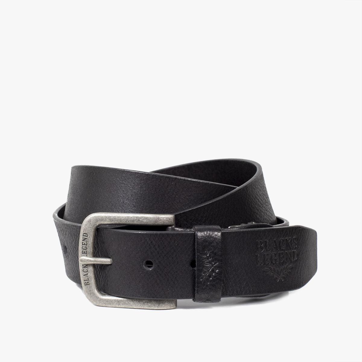 ceinture en cuir boucle métal + boite