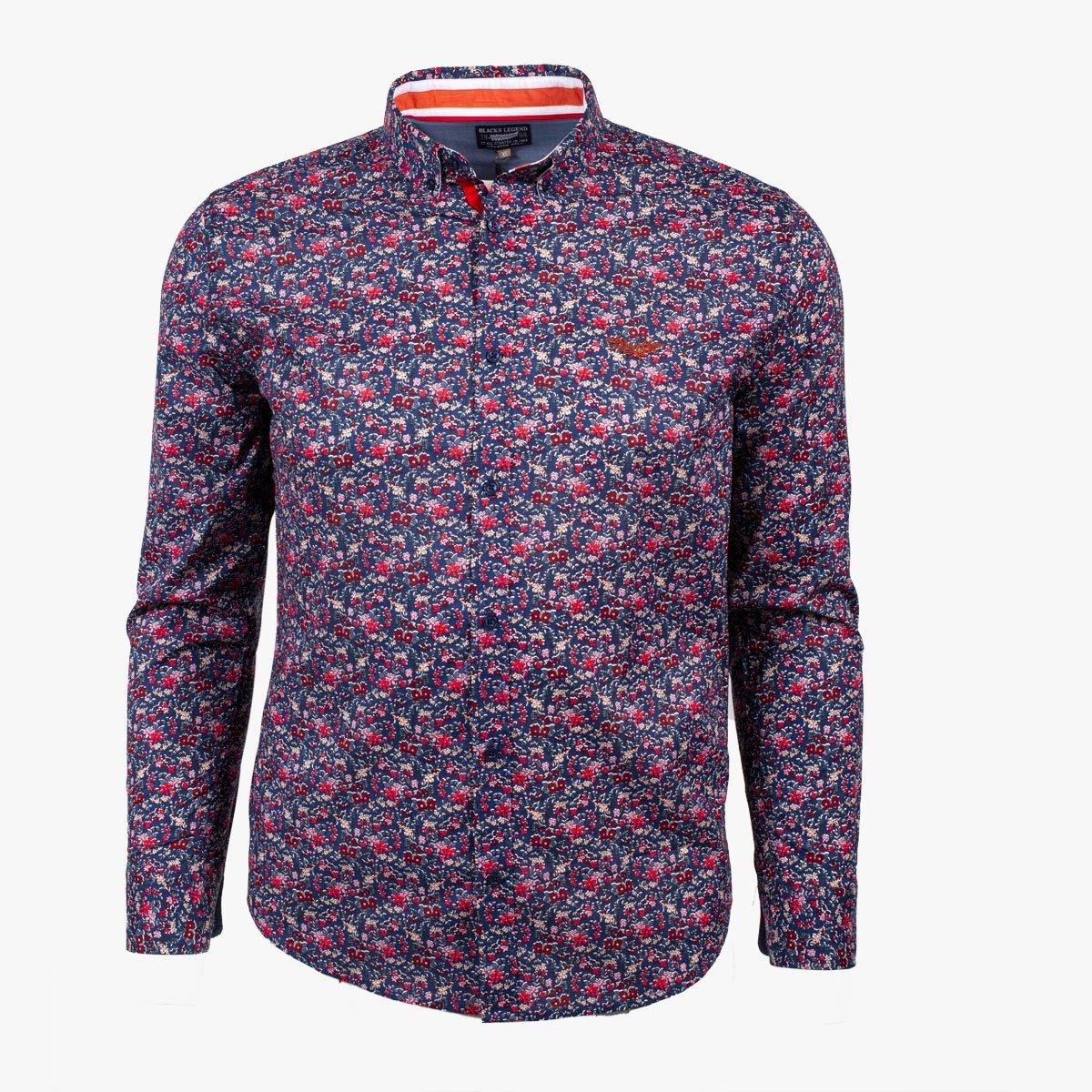 chemise casual homme à fleurs