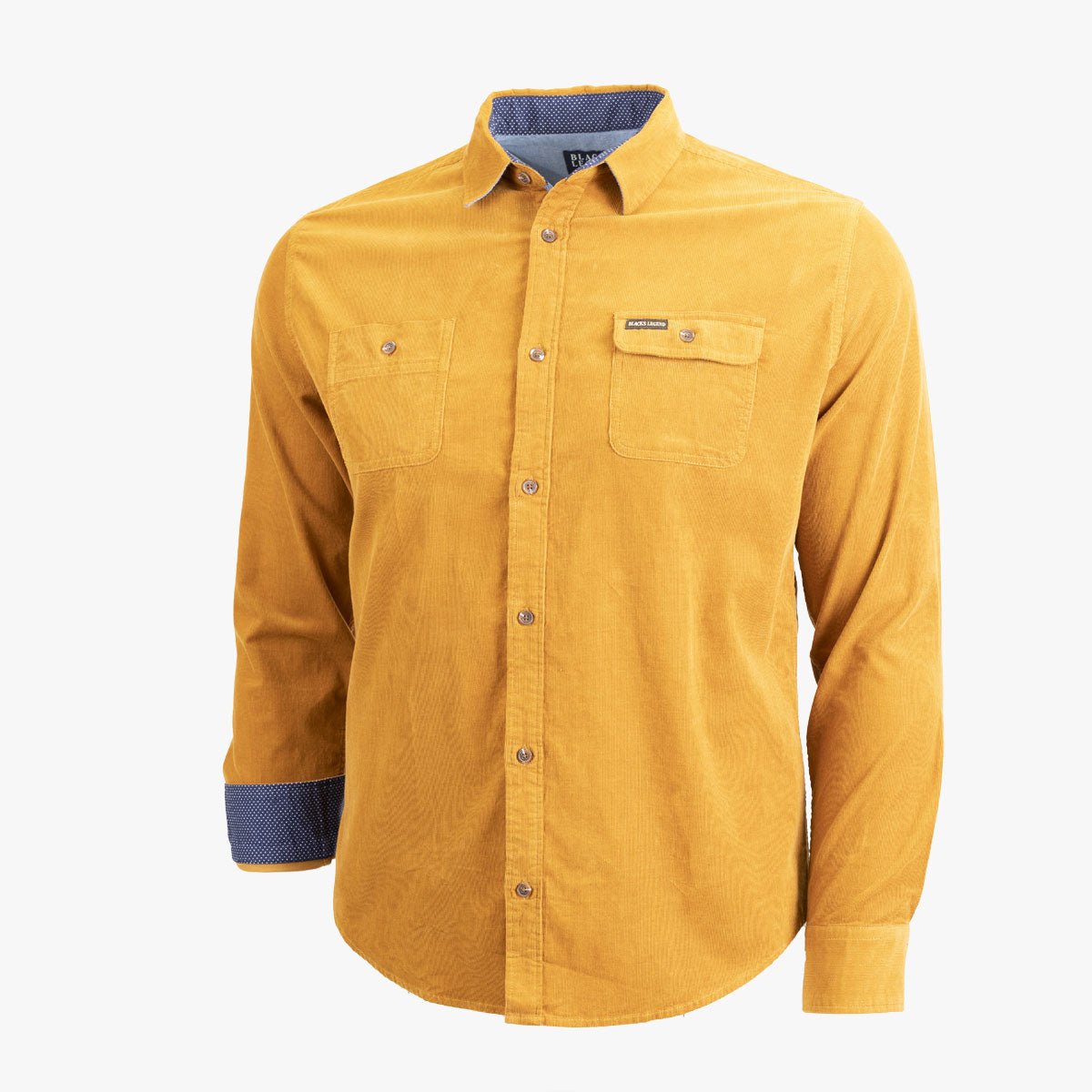 chemise en velour - jaune