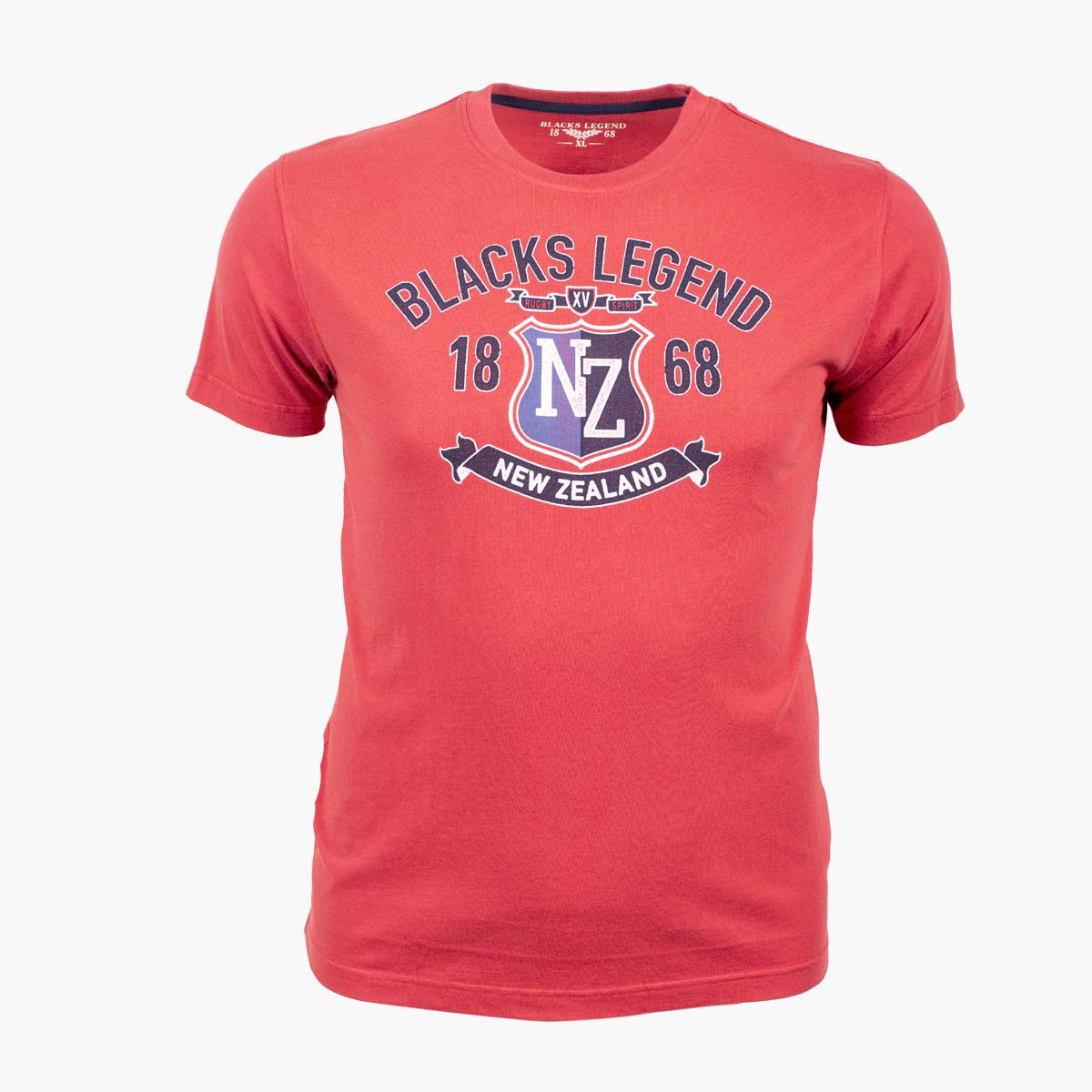 t-shirt 1868 blacks legend - rouge
