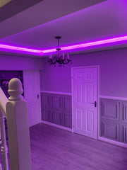 LED strip for living areas