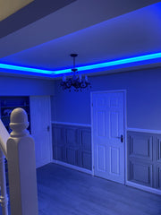 LED strip for living areas