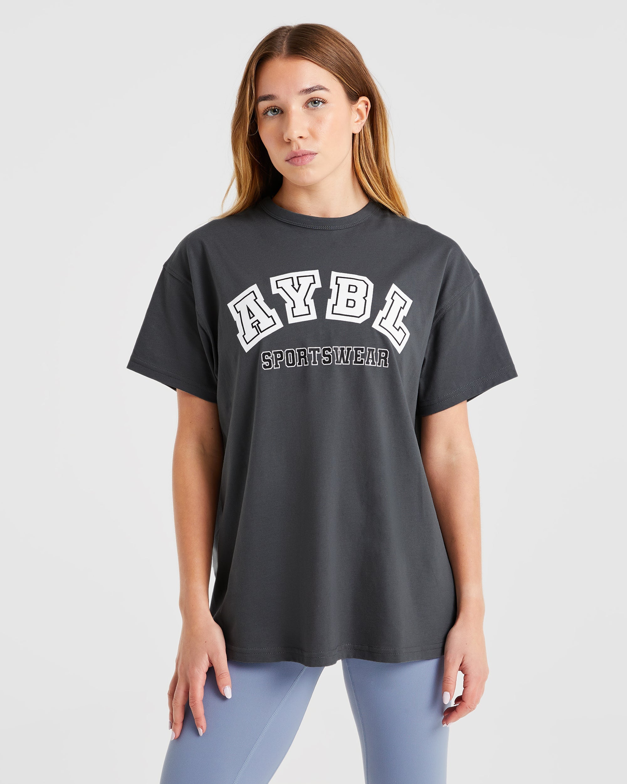 AYBL Sports Oversized T Shirt - Navy – AYBL EU