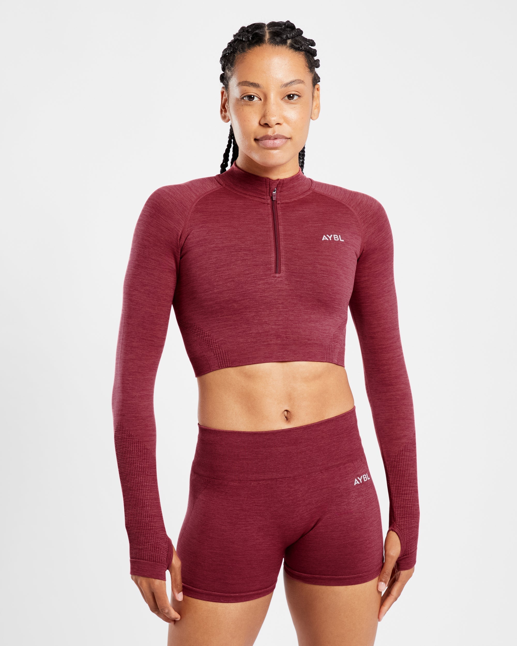 Aybl Revive Seamless Crop 1/2 Zip Pullover Review - Gymfluencers