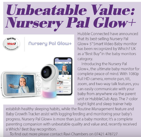 Nursery Pal Glow Moniteur pour Bébé 