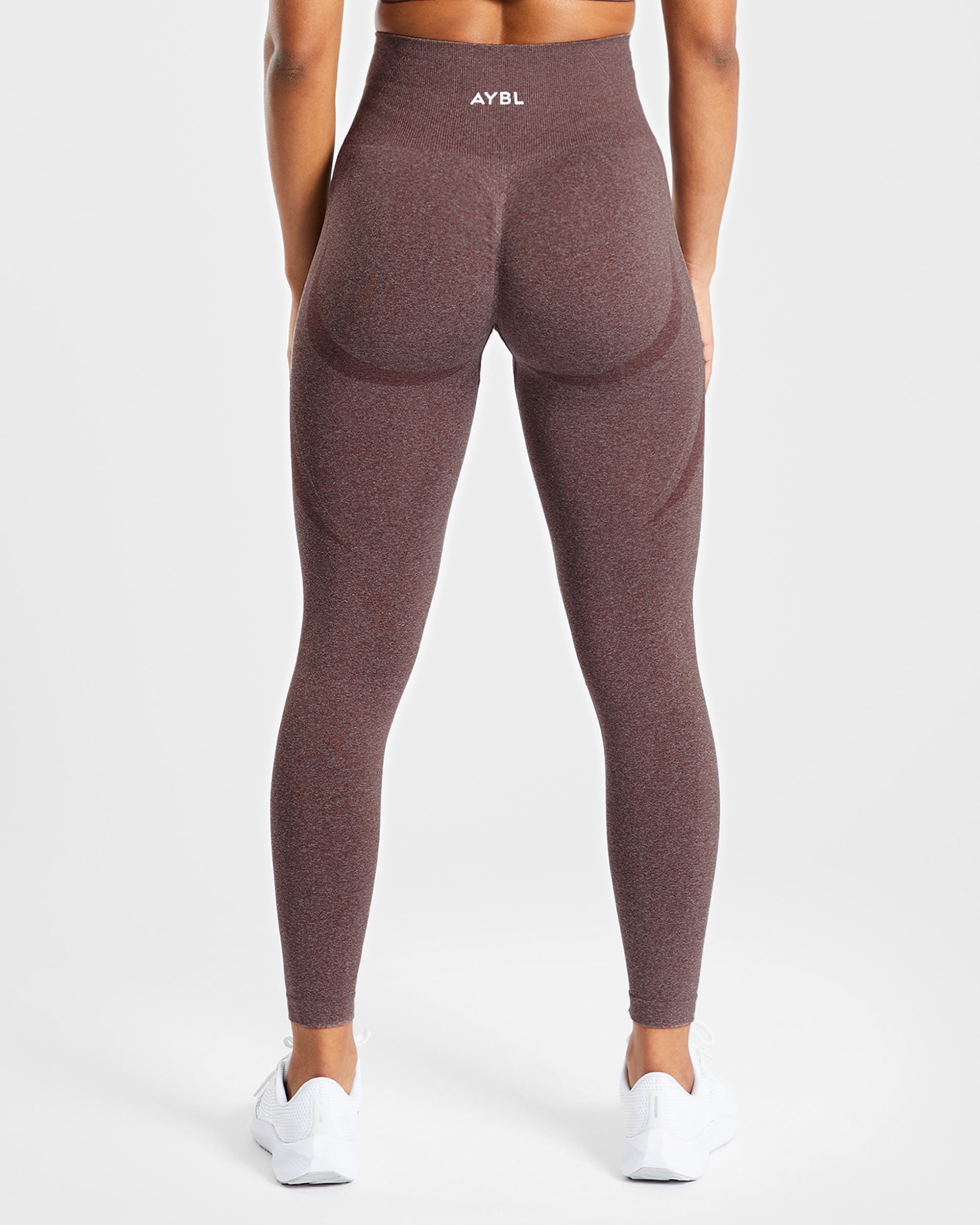 V3 Apparel Womens Seamless Scrunch Define Workout Leggings - Grey