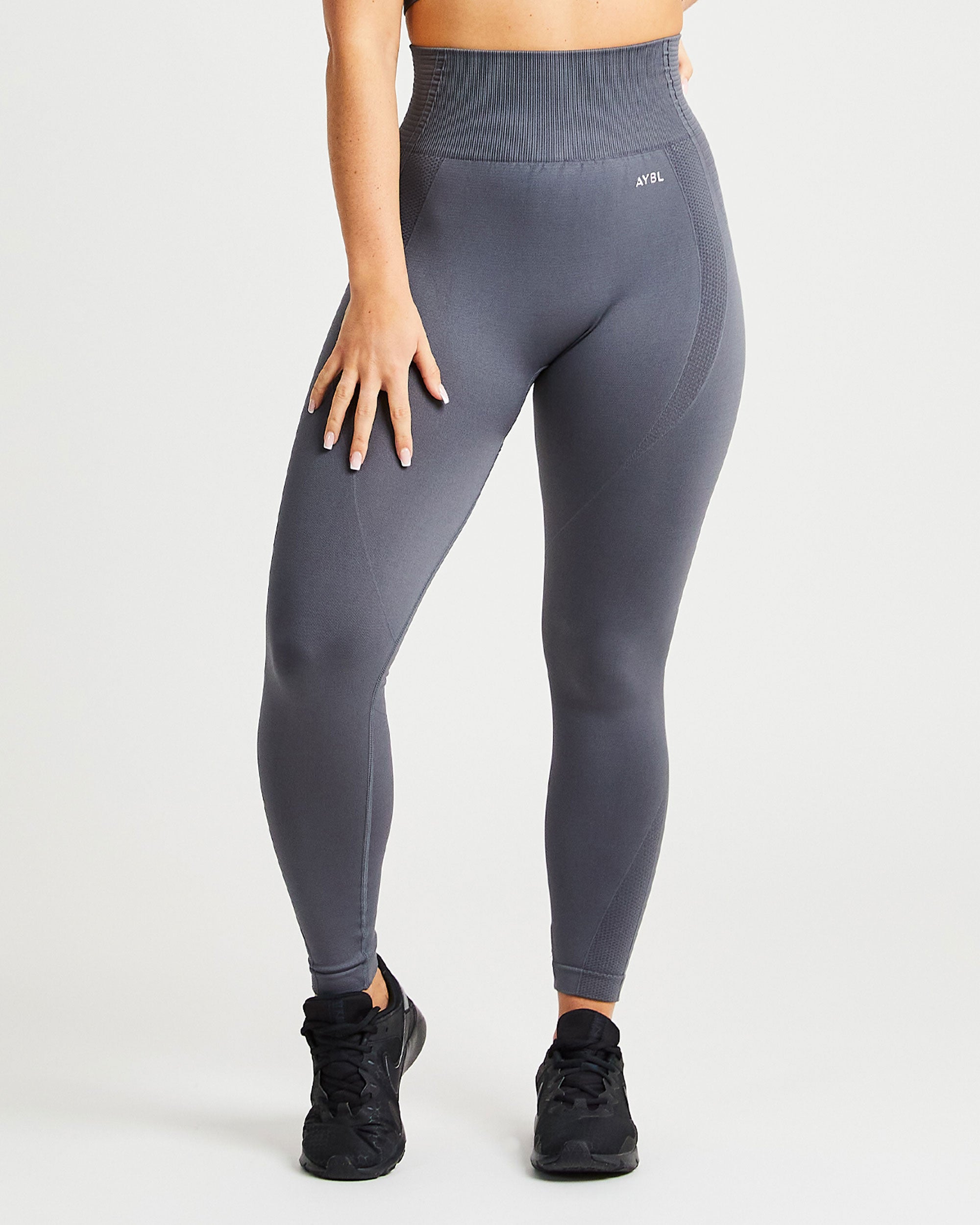 Black Wide Waistband Leggings With Pocket · Filly Flair