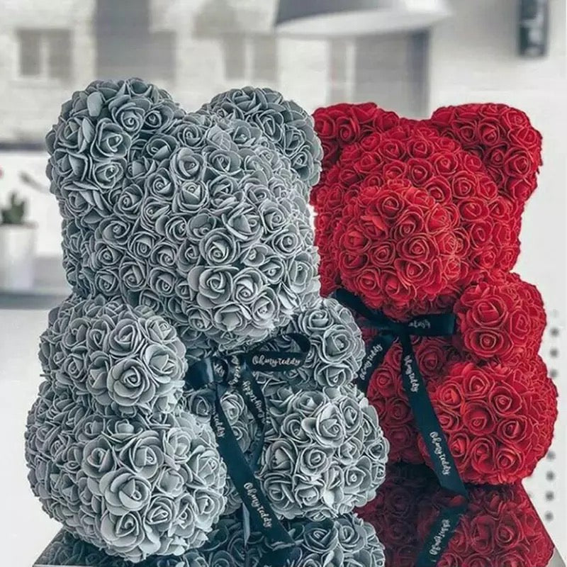 teddy of roses