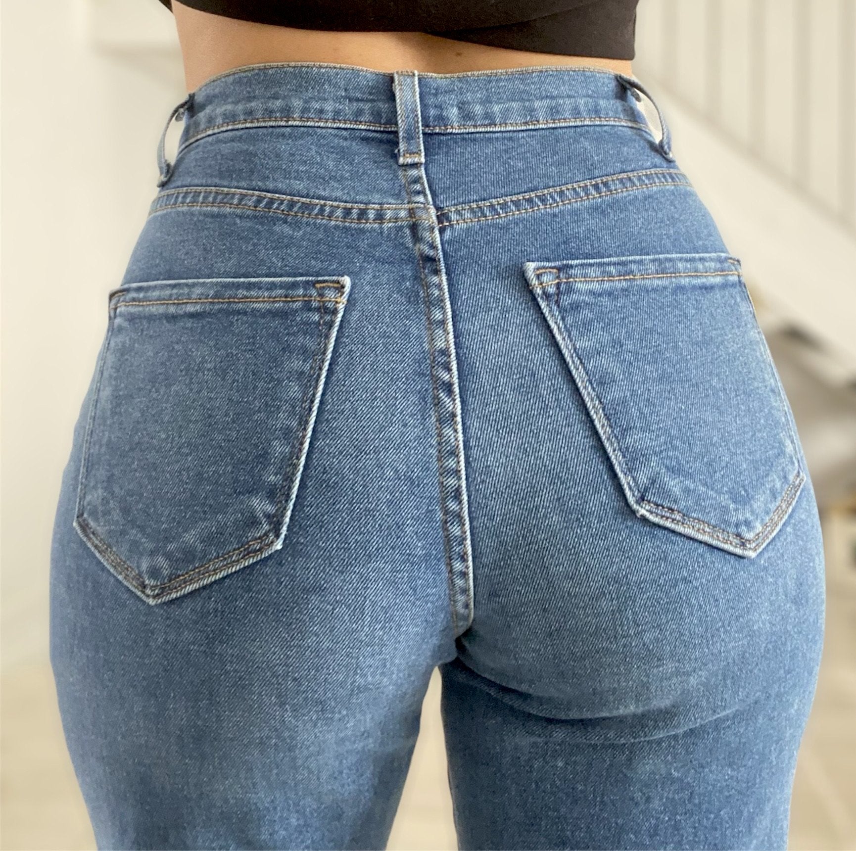 Not Your Mama's Jeans - Medium Stone – Luxe Label Miami