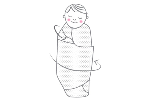how to swaddle a baby step 4