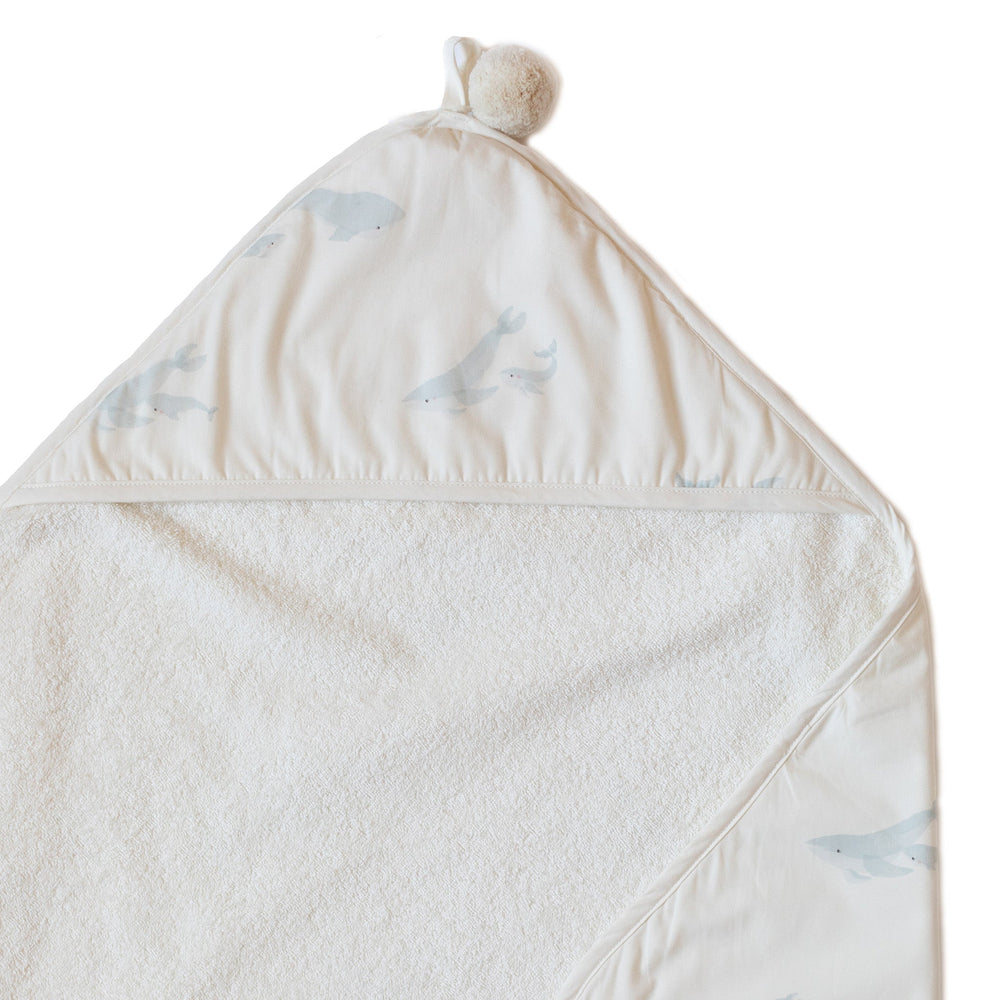 Hooded Towel Stripes Away Petal – Presentations Gifts