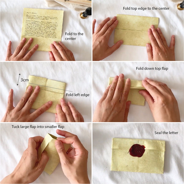 Regency Era Letter Folding Tutorial - Jane Austen Style – Note And