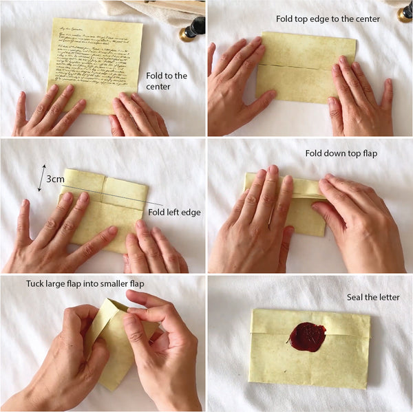 Regency Era Letter Folding Tutorial - Jane Austen Style – Note And Wish