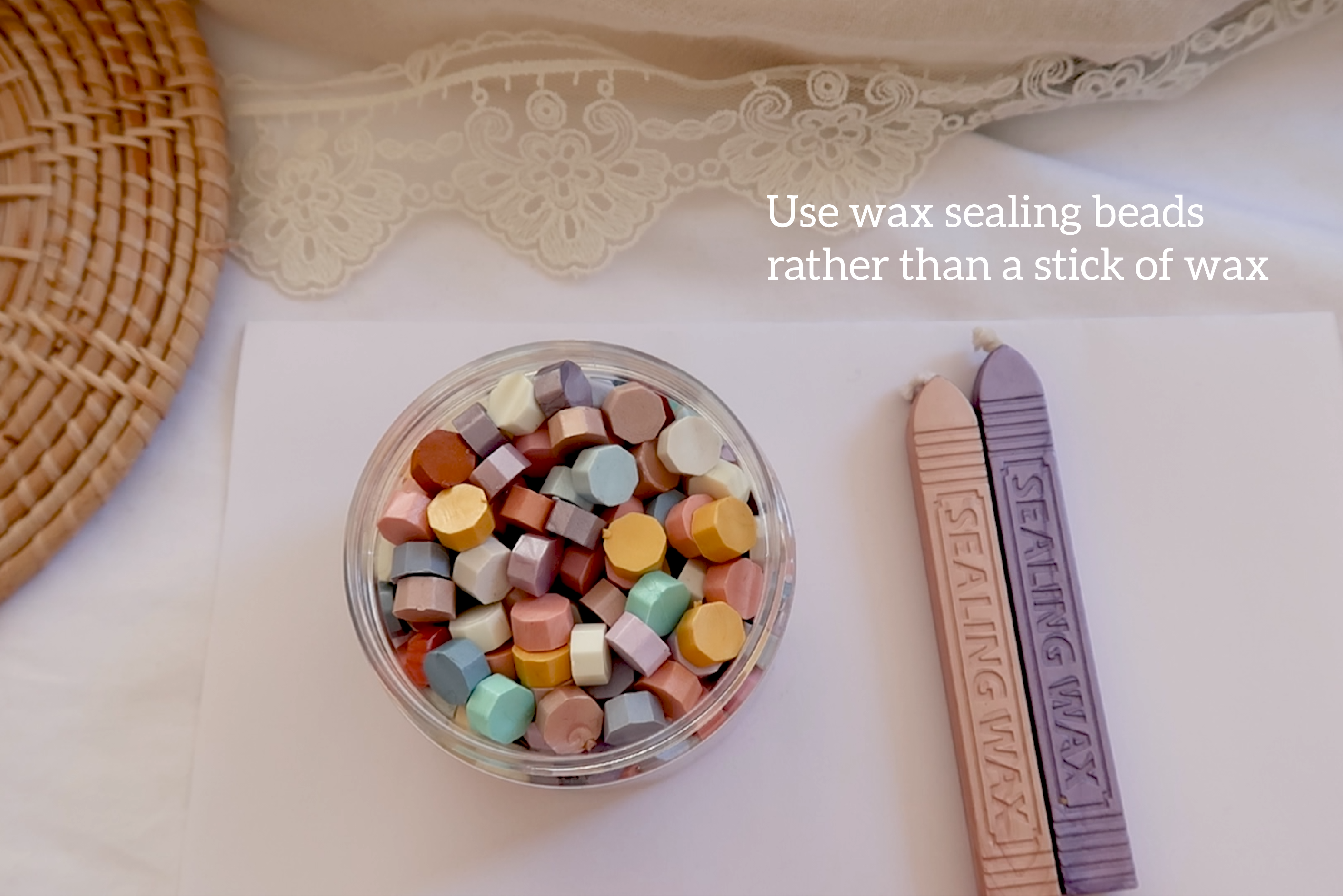 sealing beads and wax stick