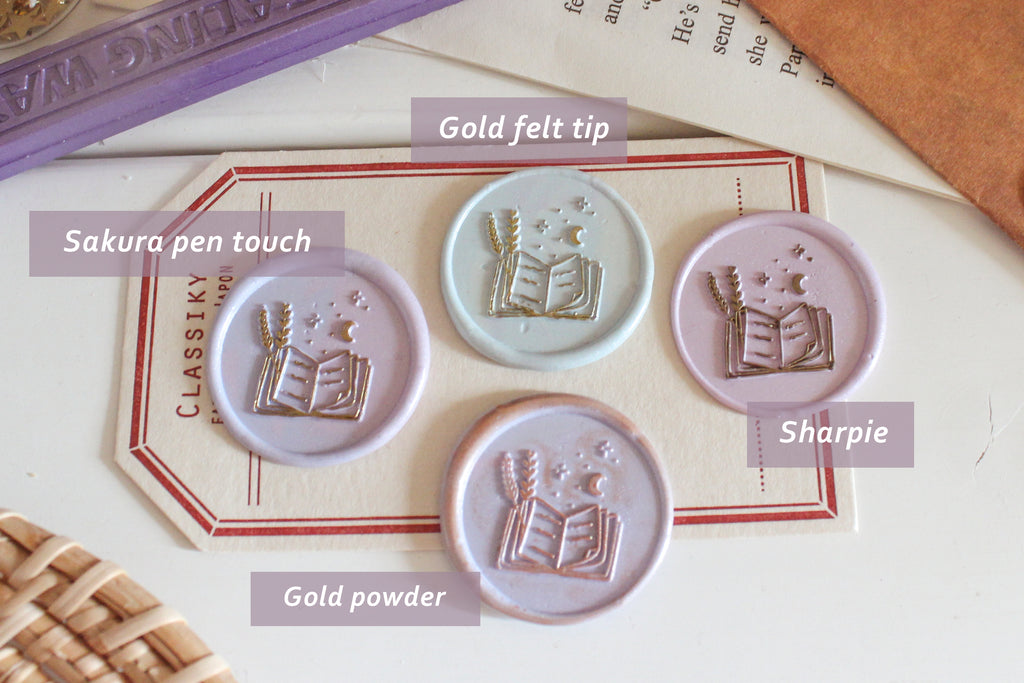 How To Highlight and Decorate Wax Seal Stamps – Note And Wish