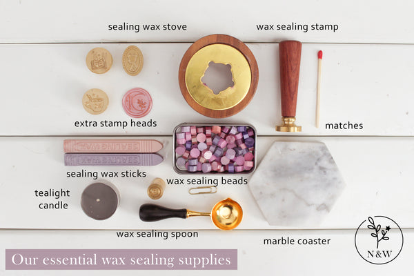 Creating 4 Wax Seals Using My New Wax Sealing Kit! 