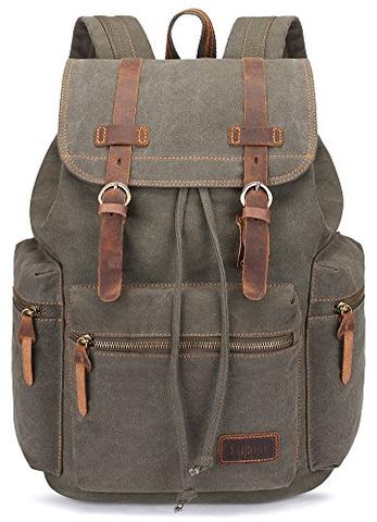Best Canvas Camera Bags — BLUBOON Canvas Camera Backpack — Sunny 16