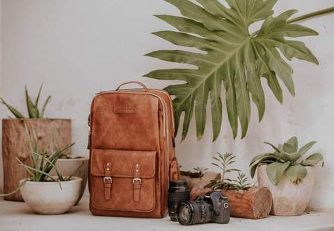 All About Leather Bags — Tagged Leather Camera Bag — High On Leather