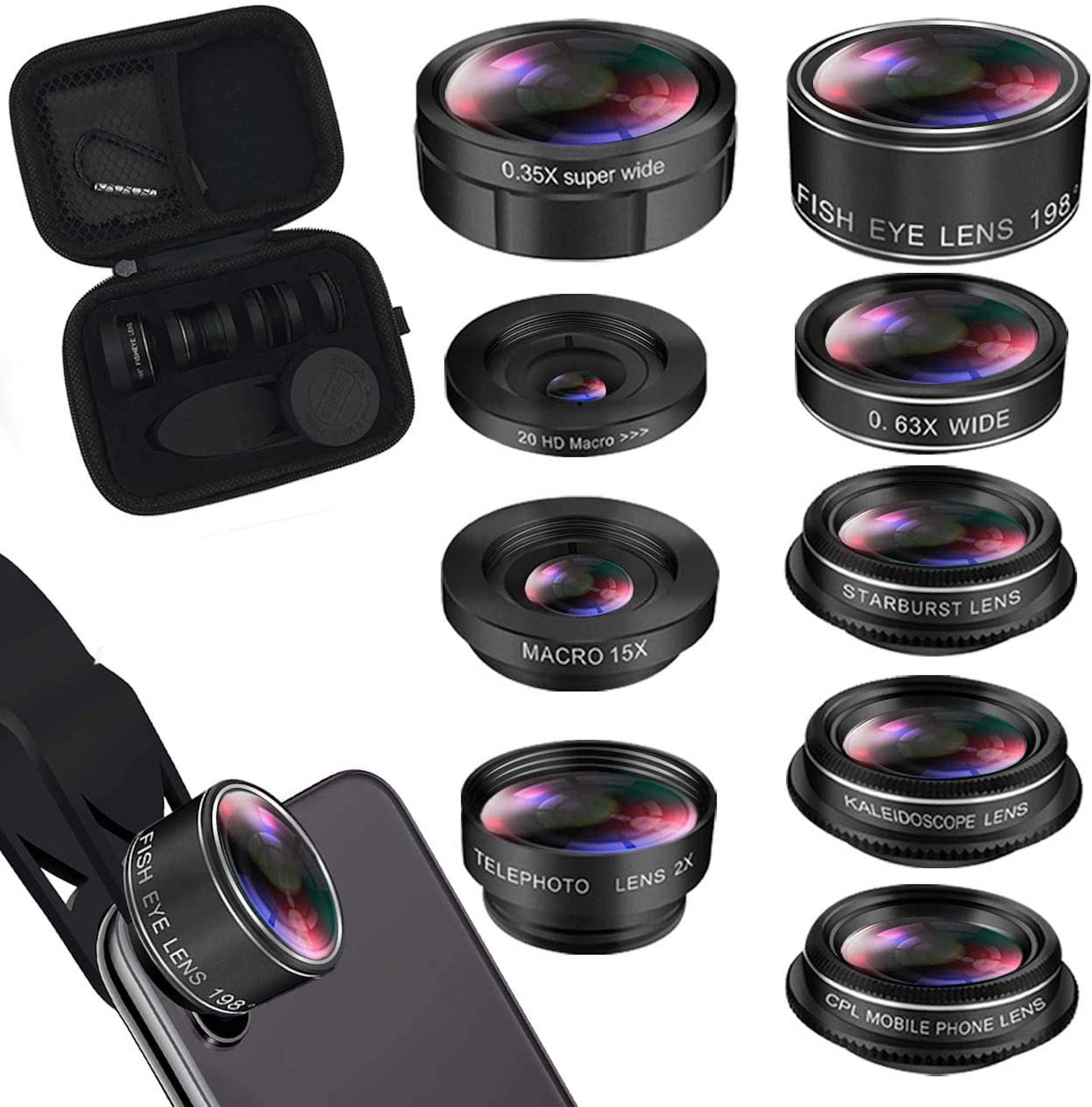 Best Photo Gifts for Photographers - Ideas Photographer Lovers - Phone Camera Lens Adapter