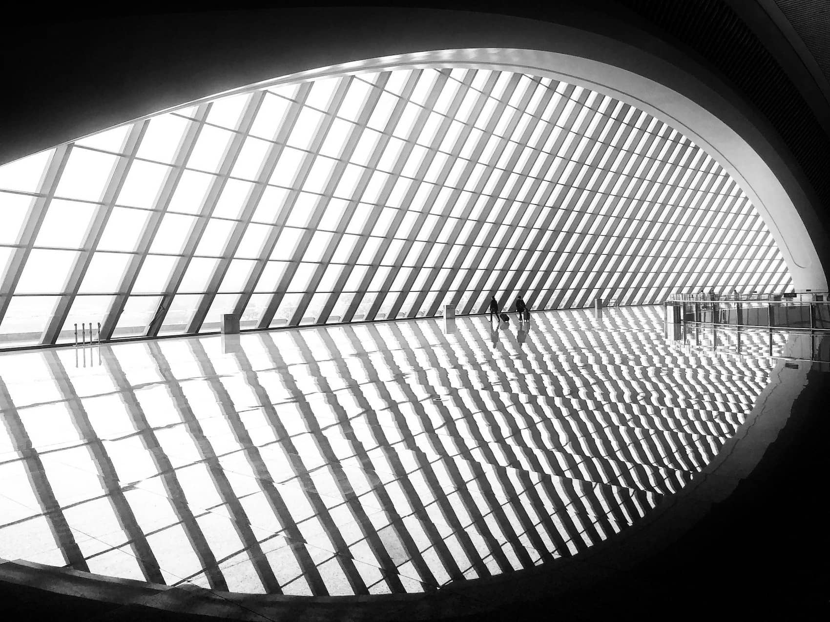 Black and White Architecture Photography - Interior Museum
