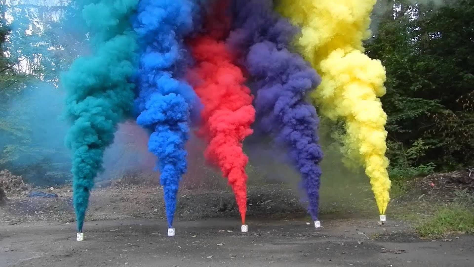 Color Smoke Bomb Photography Ideas - Example Canister