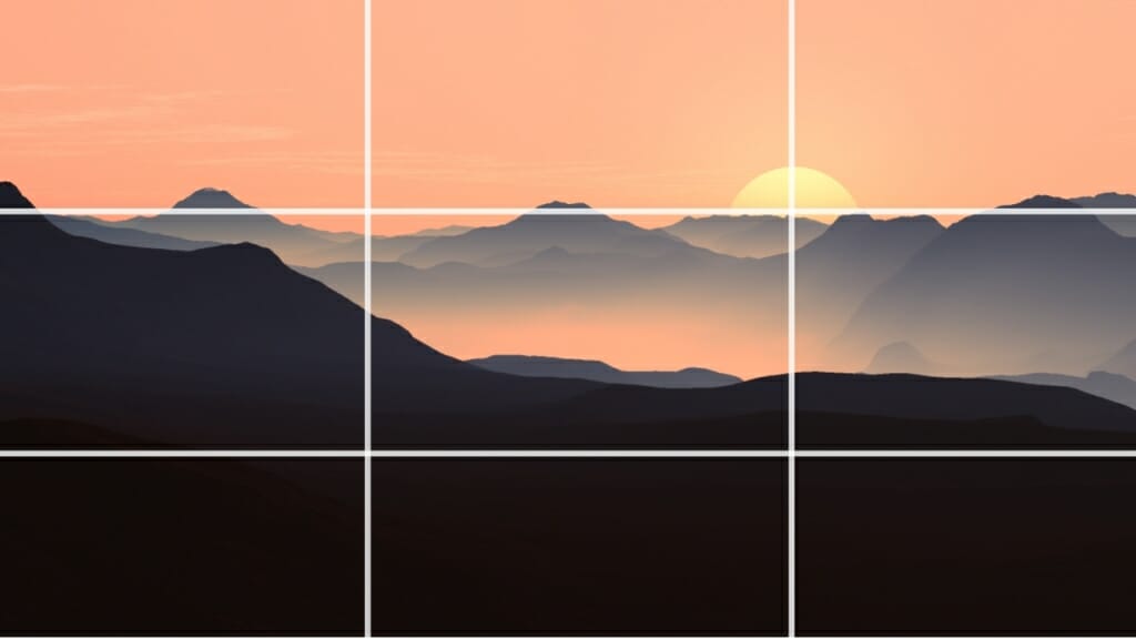 Rule of Thirds in Photography - Horizon Position - Sunny 16