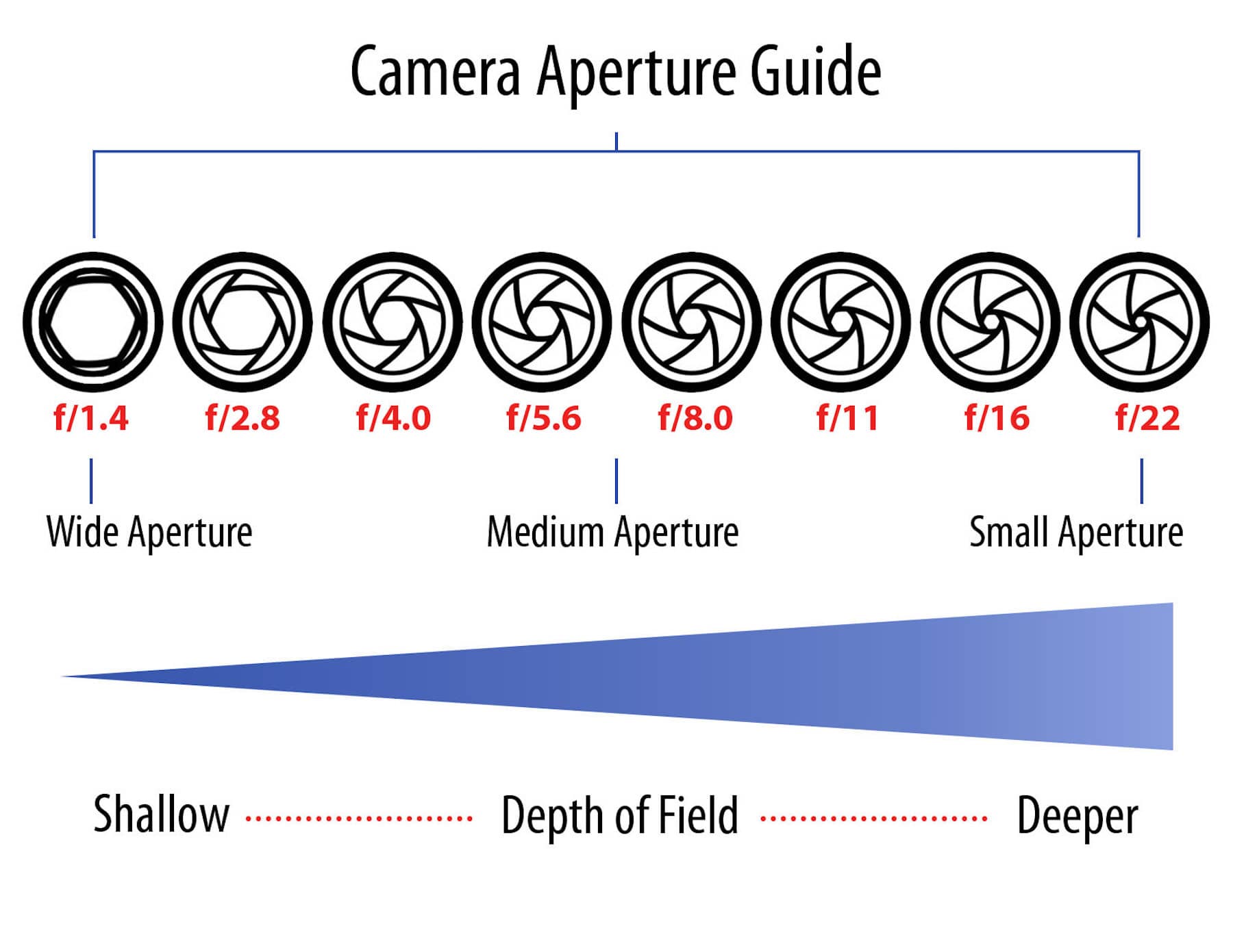 Sunny 16 Rule Chart PDF in Photography - Camera Aperture Guide