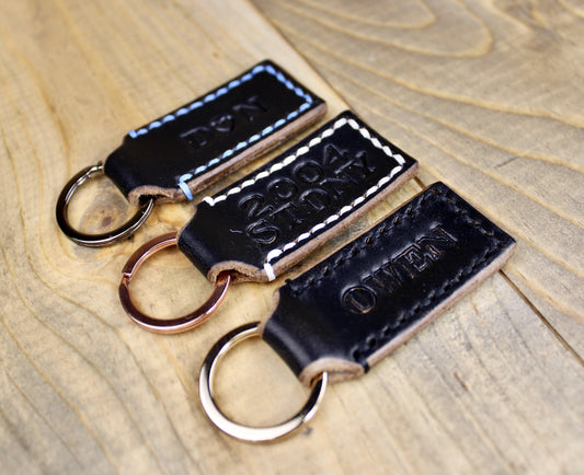 Handmade Leather Belt Clip Keychain | Made in the USA – Designs By Harubin
