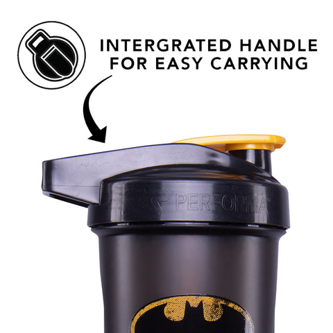 ACTIV Shaker Cup, 28oz, Batman, Integrated Handle, Performa