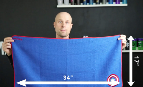 Performance Gym Towel, Measures 34" x 17", Performa