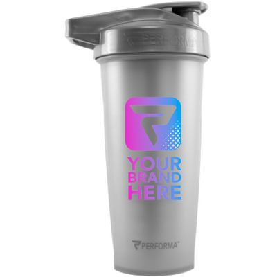 Customized 25 oz Blissful Dual Plastic Shaker Bottles