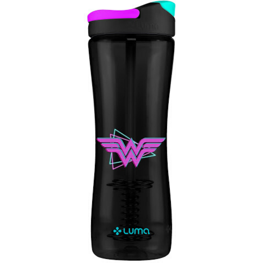Performa™ LUMA Shaker Bottle (Wonder Woman - Gold) 28oz - Leak Free,  Shatterproof, Odor Resistant, BPA Free Tritan Plastic Hybrid Water Bottle  Shaker Bottle with ActionRod Sports Mixer Technology : : Home