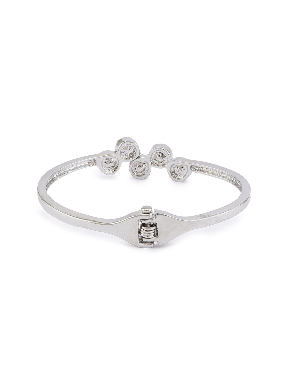 Stone Bead Silver Bracelet-2