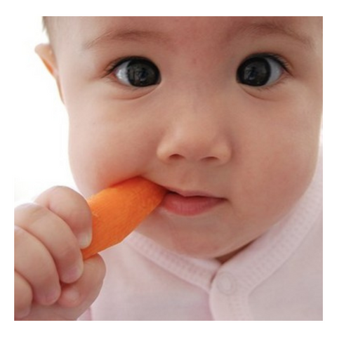Carrot for baby teething symptoms