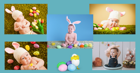 Easter baby photo shoot