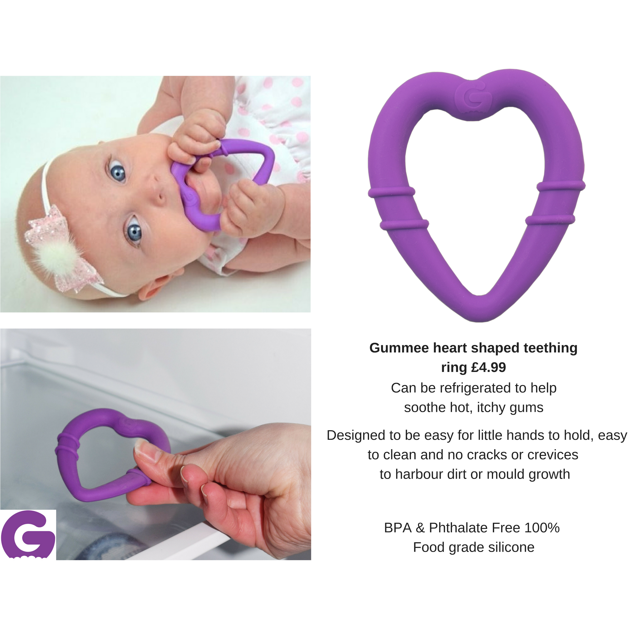 heart shaped teether