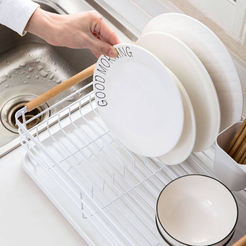 Sakugi Over The Sink Dish Drying Rack - Adjustable (29.5-35.5in