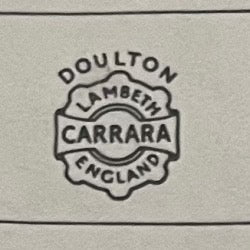 Dating Doulton Carrara - William Cross