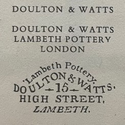 Dating Doulton Lambeth - William Cross