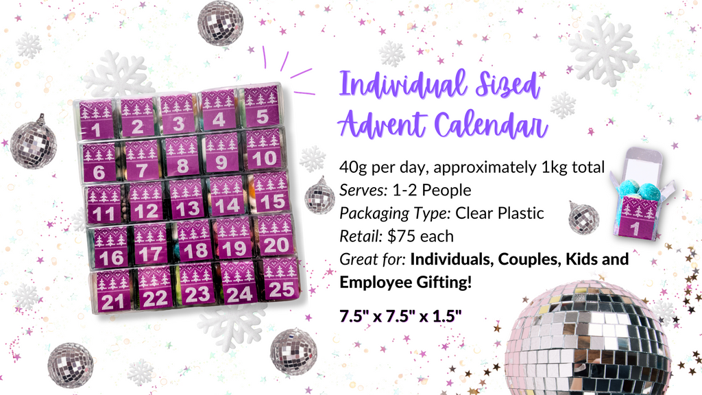 Individual Candy Advent Calendar