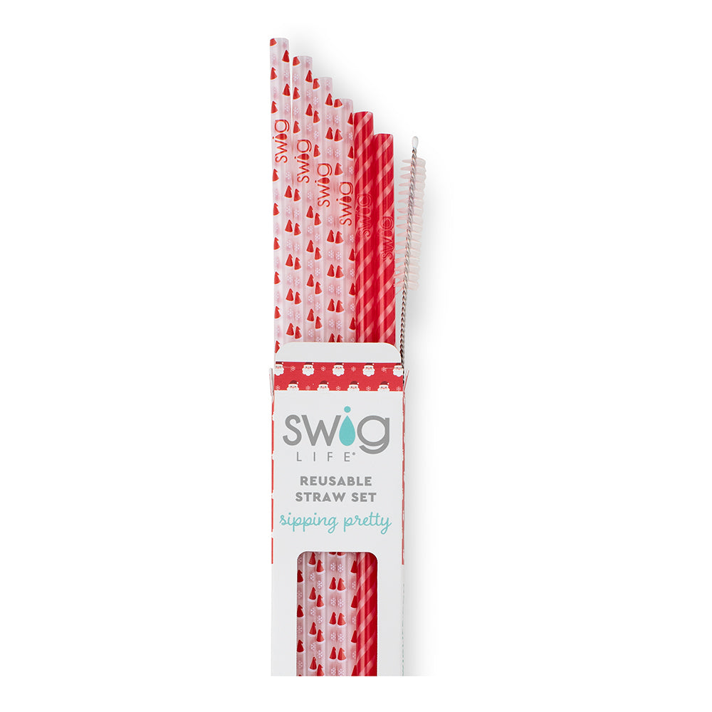 Swig Christmas Sweets Straw Topper Set