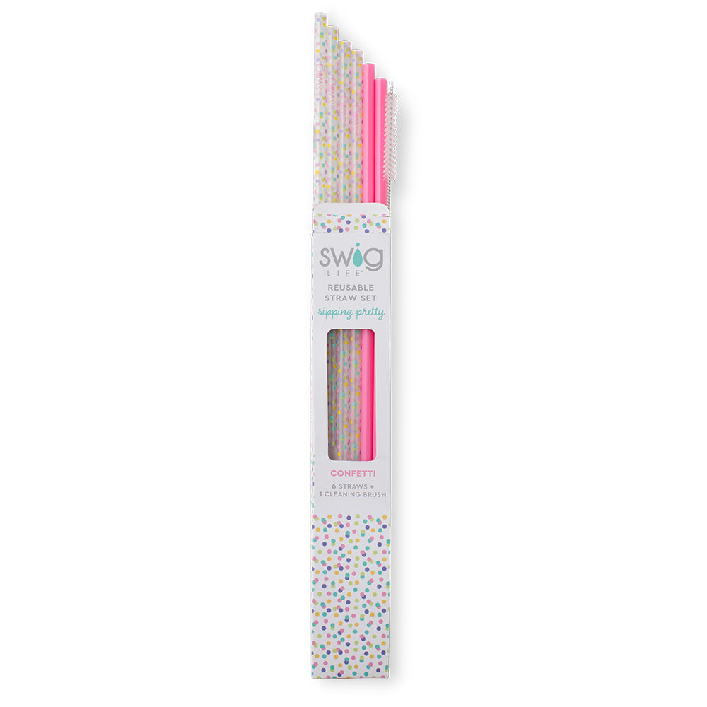 Swig Christmas Sweets Straw Topper Set