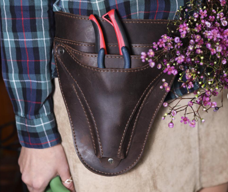 Leather Utility Belt Pouch, Leather Florist Tool Belt, Leath - Inspire  Uplift