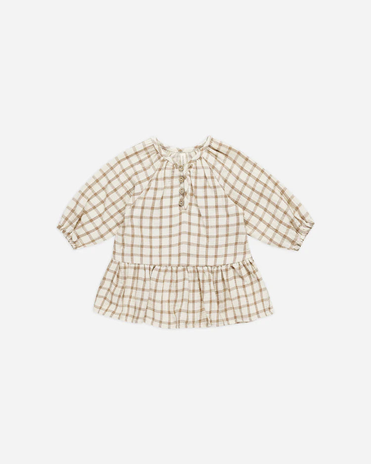 LANY DRESS || CINNAMON PLAID