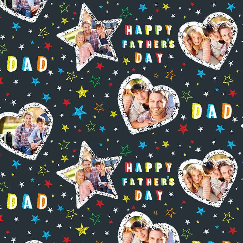 Download Father S Day Gift Wrap Personalised Wrapping Paper Nifty Gifty