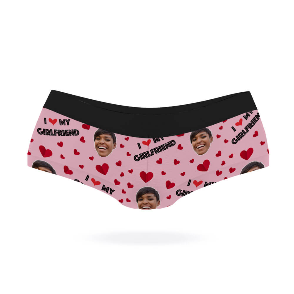 I Love My Wife Personalised Knickers - Custom Printed Pants