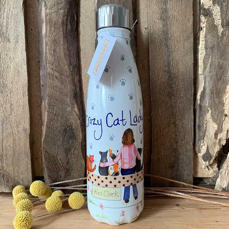 Crazy Cat Lady Water Bottle – Wild Art Gallery
